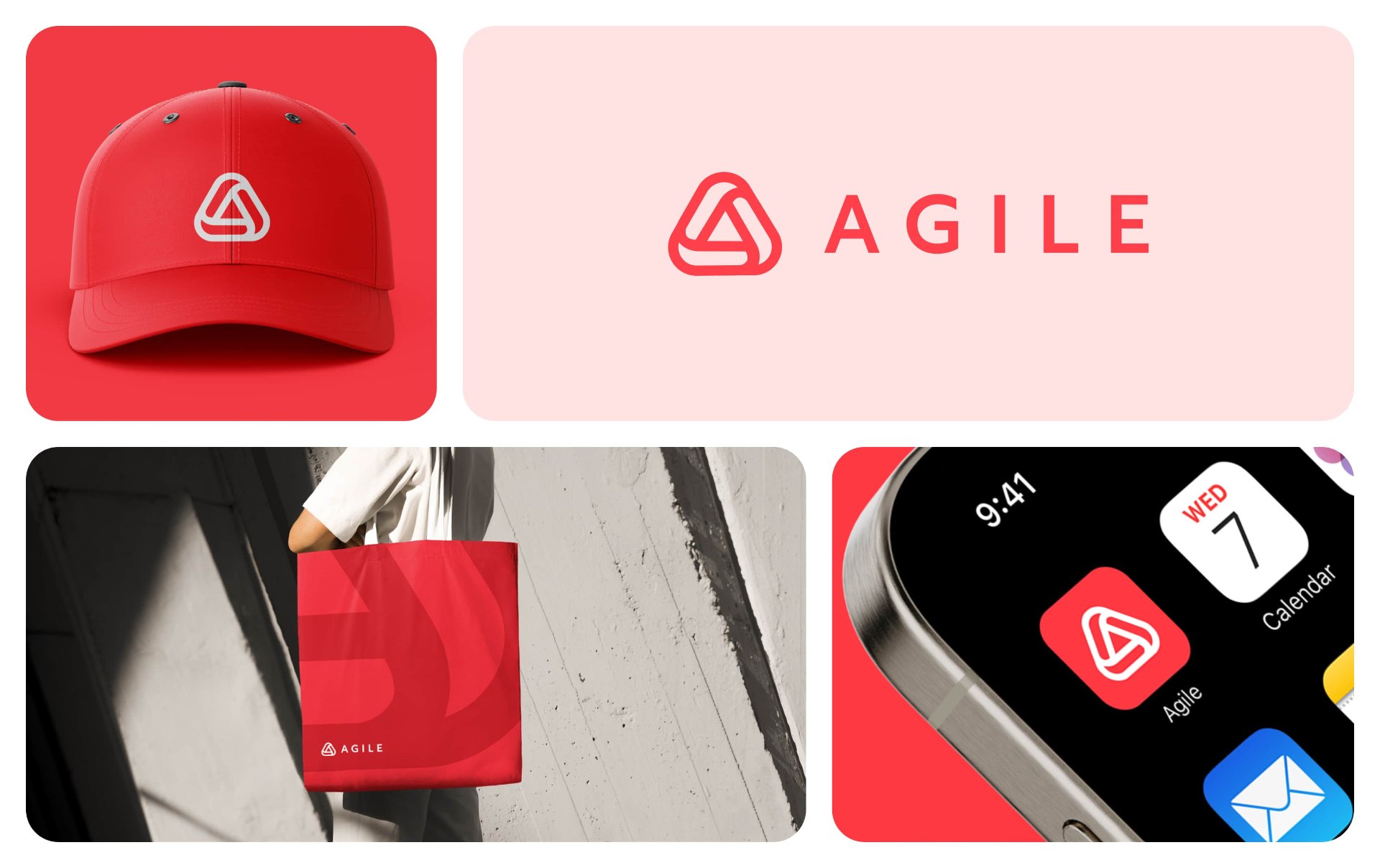Case study brand identity Agile — Sportswear & DTC