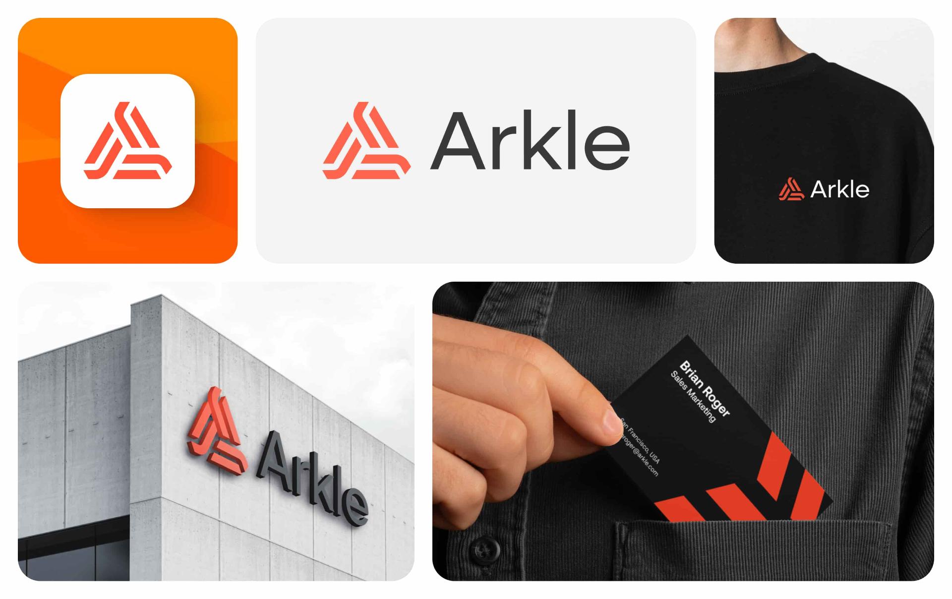 Case study brand identity Arkle — B2B SaaS